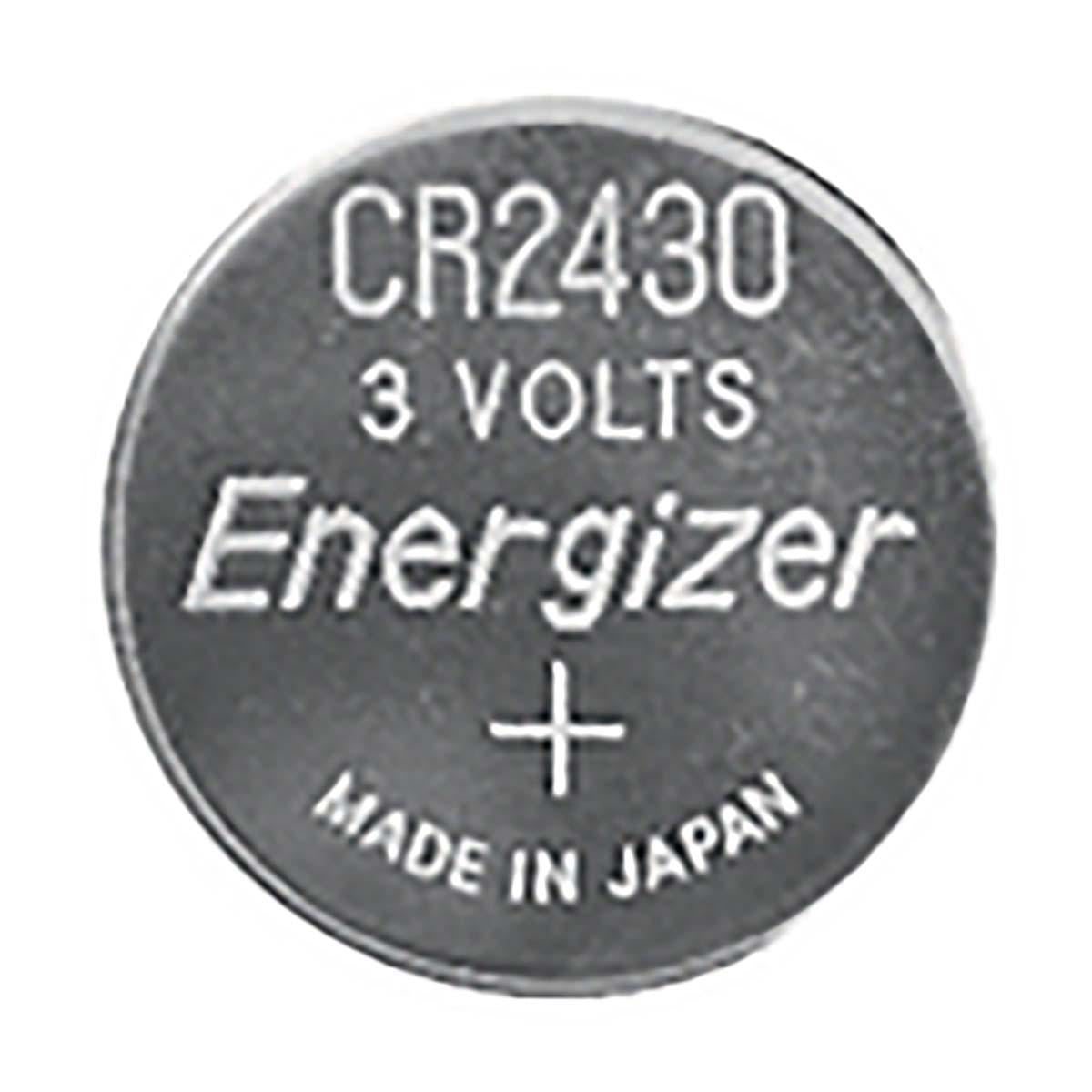 Lithium-Knopfzelle CR2430 | 3 V DC | 320 mAh | 2-Blister | Silber