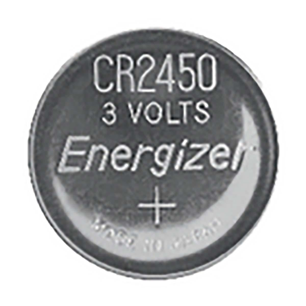Lithium-Knopfzelle CR2450 | 3 V DC | 620 mAh | 2-Blister | Silber