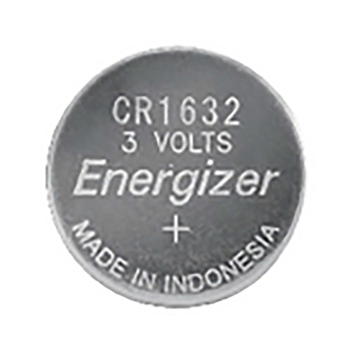 Lithium-Knopfzelle CR1632 | 3 V DC | 130 mAh | vorgeladen | 1-Blister | Verschiedene Geräte | Silber