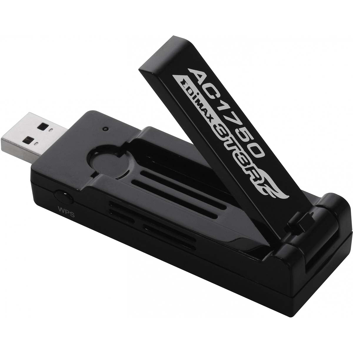AC1750 Dual-Band Wi-Fi USB 3.0 Adapter mit um 180 Grad verstellbarer Antenne Schwarz