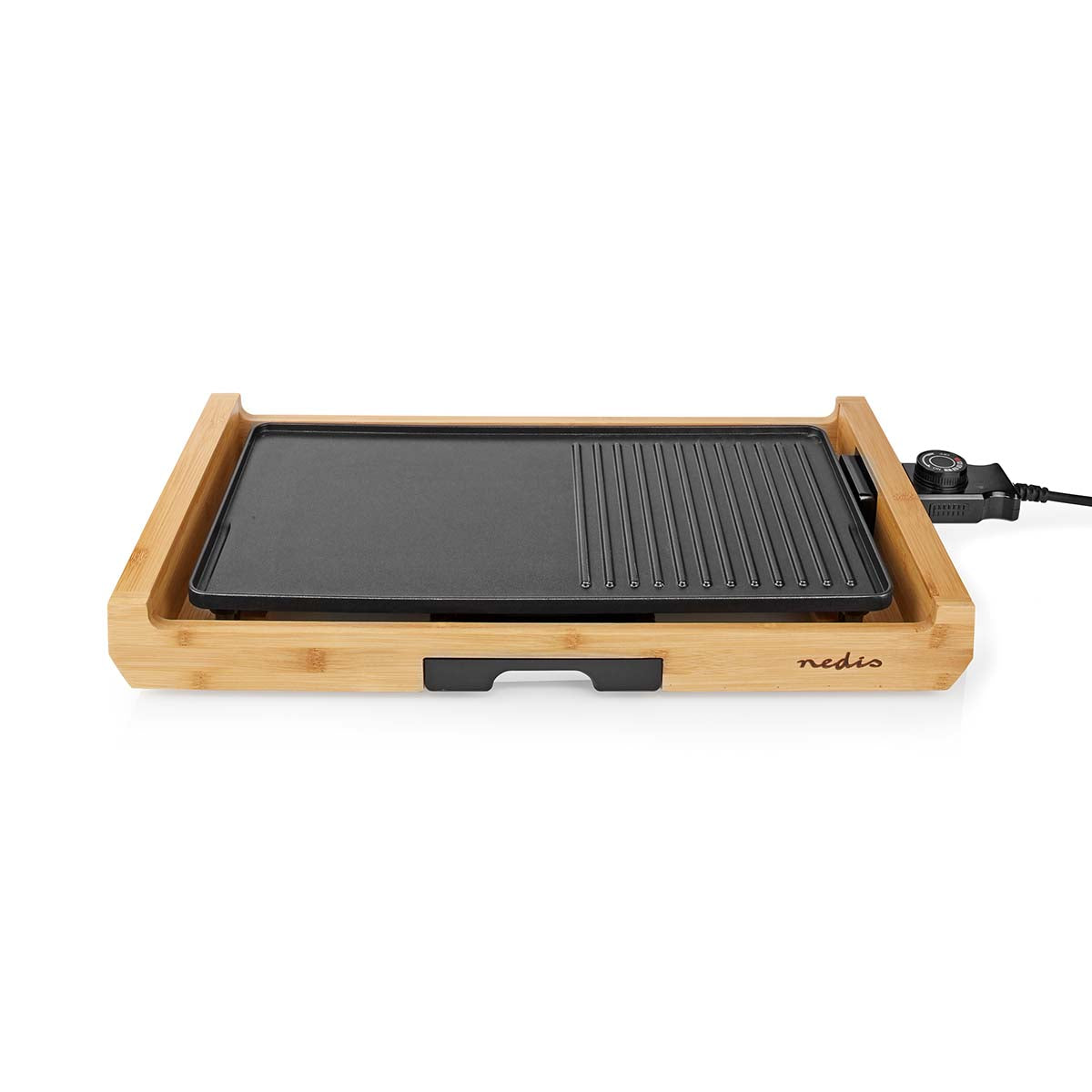 Teppanyaki-Tischgrill | Backfläche (L x B): 43 x 23 cm | Anzahl der Personen: 6 Personen | Antihaft-Beschichtung | 4 Wärmeeinstellungen