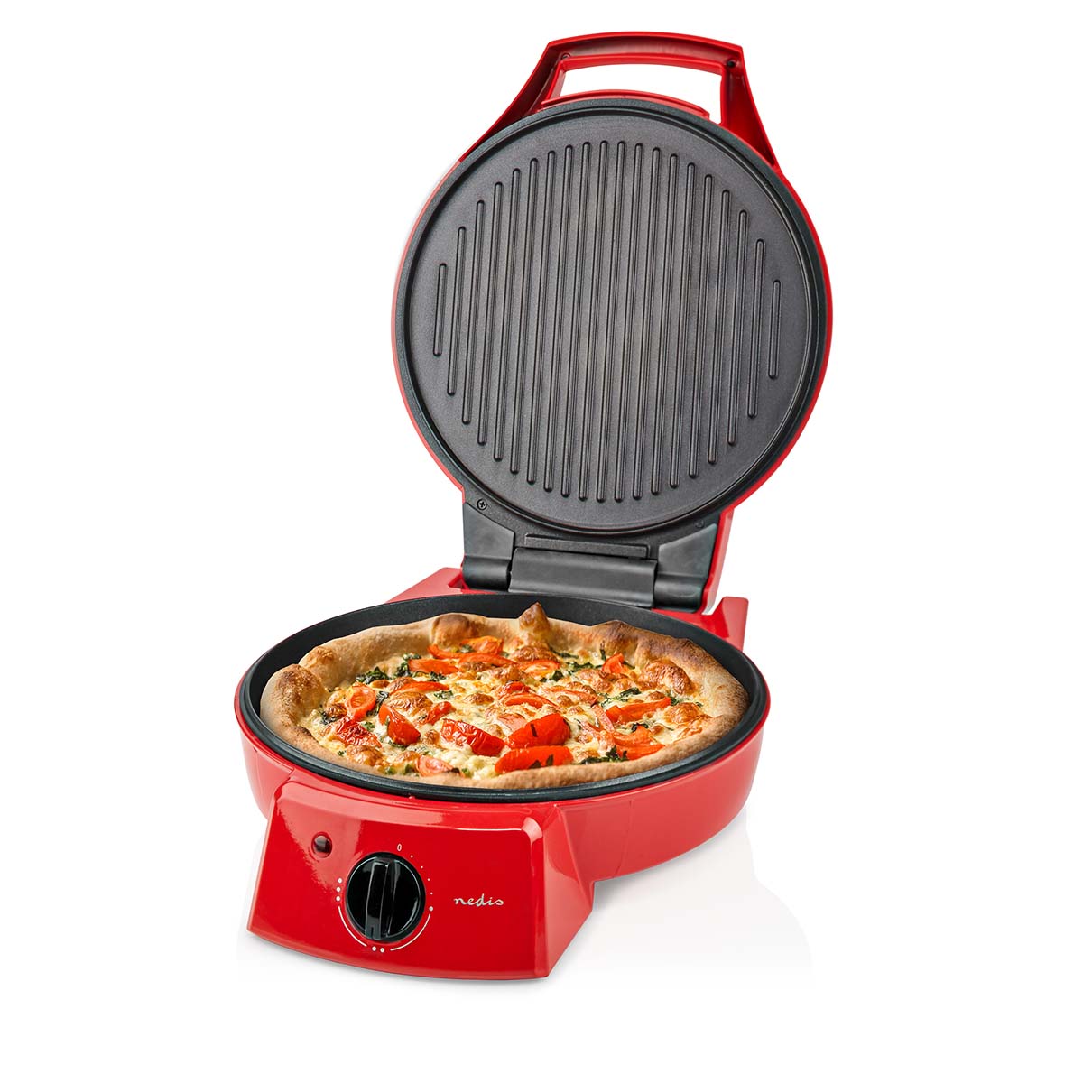 Pizzaofen und Grill | 30 cm | Einstellbare Temperaturregelung | 1800 W