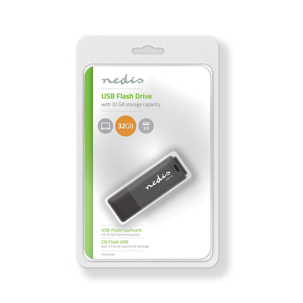 Flash Laufwerk | 32 GB | USB Type-A | Lesegeschwindigkeit: 80 MB/s | Schreibegeschwindigkeit: 9 MB/s