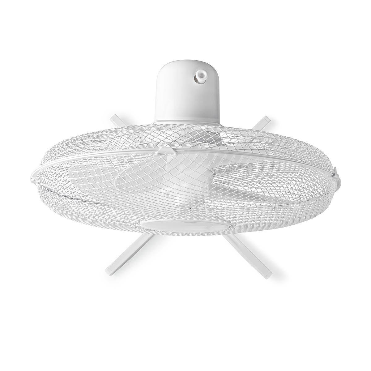 Standventilator | Durchmesser: 400 mm | 3-Geschwindigkeitsstufen | Oszillation | 45 W | Verstellbare Höhe | Abschalt-Timer | Fernbedienung | Rotationseinstellung: Natürlich/Schlaf | Weiss