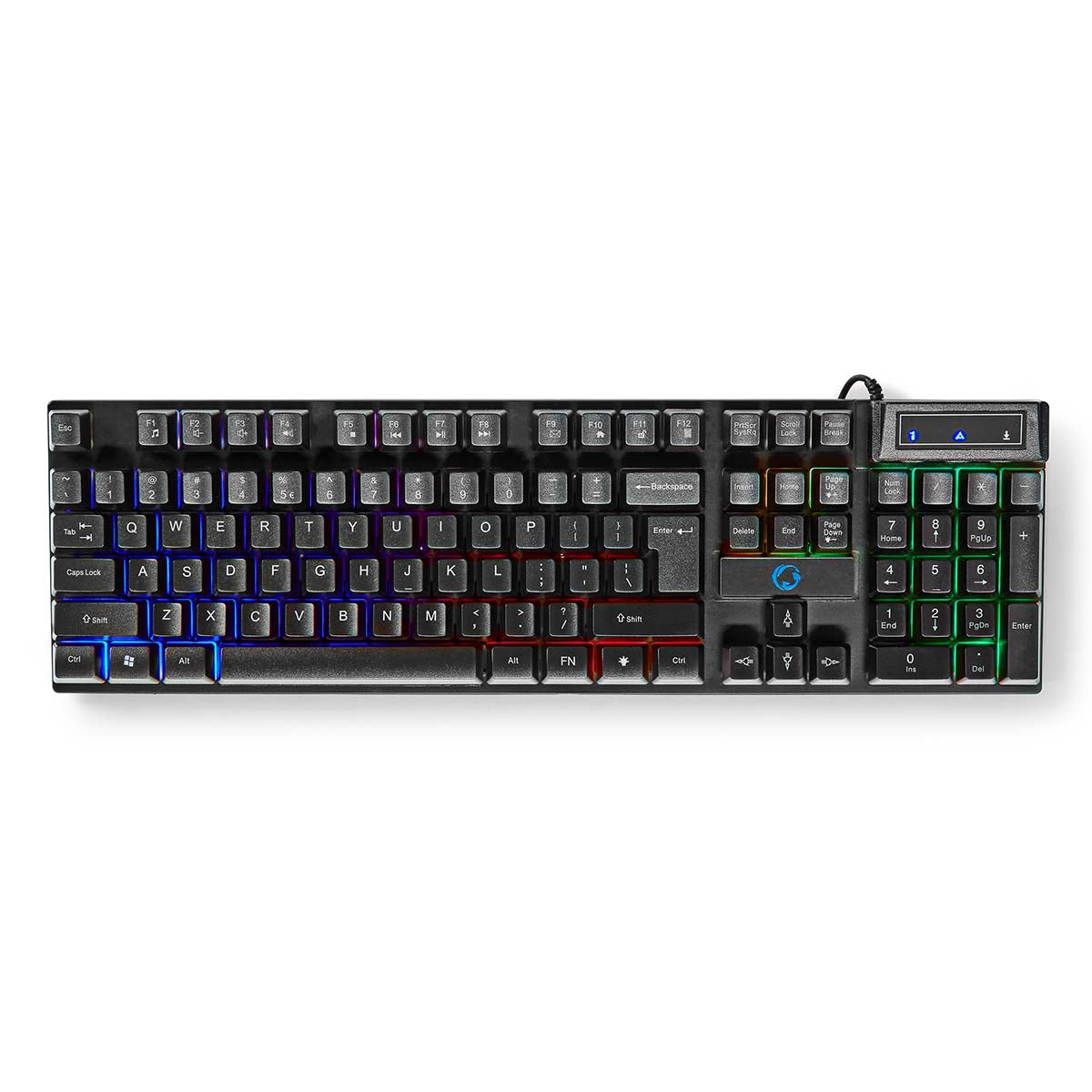 Gaming Combo Kit | 5-in-1 | Tastatur, Headset, Maus und Mauspad | Schwarz | QWERTY | US-Layout