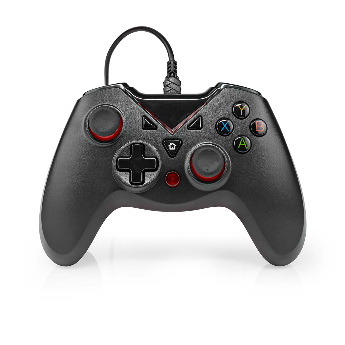 Gamepad | USB Type-A | Stromversorgung über USB | PC | Anzahl Knöpfe: 12 | Kabellänge: 1.60 m | Schwarz