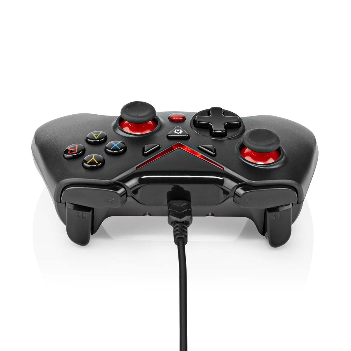 Gamepad | USB Type-A | Stromversorgung über USB | PC | Anzahl Knöpfe: 12 | Kabellänge: 1.60 m | Schwarz