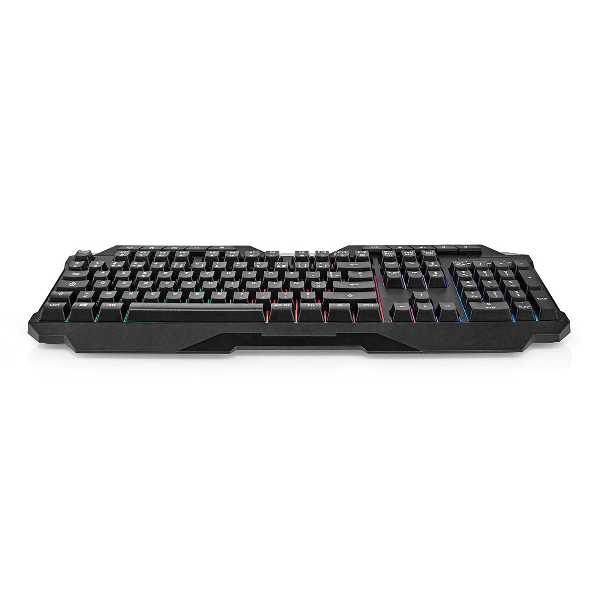 Wired Gaming Keyboard | USB Type-A | Folientasten | LED | AZERTY | FR-Layout | Stromversorgung über USB | Netzkabellänge: 1.30 m | Multimedia