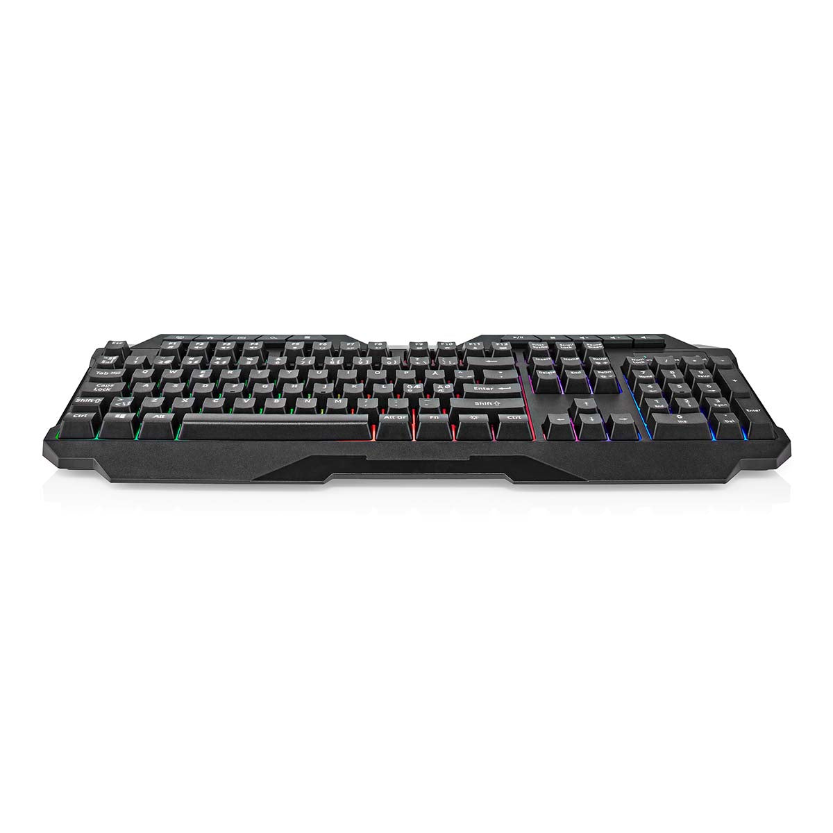 Wired Gaming Keyboard | USB Type-A | Folientasten | LED | QWERTY | ND-Layout | Stromversorgung über USB | Netzkabellänge: 1.30 m | Multimedia