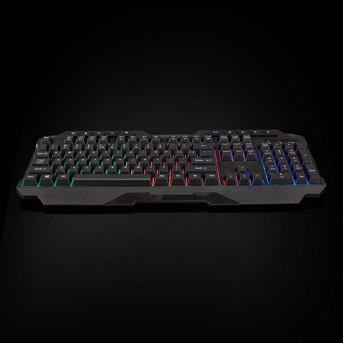 Wired Gaming Keyboard | USB Type-A | Folientasten | LED | QWERTY | US-Layout | Stromversorgung über USB | Netzkabellänge: 1.30 m | Multimedia