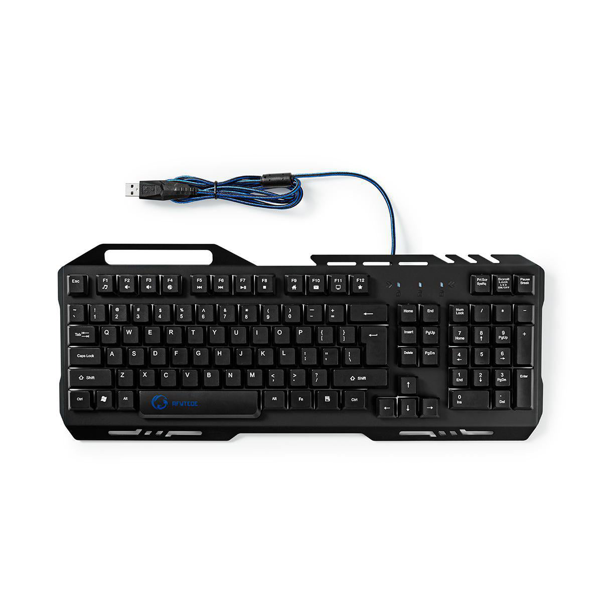 Wired Gaming Keyboard | USB 2.0 | Folientasten | LED | US international | US-Layout | Stromversorgung über USB | Netzkabellänge: 1.50 m | Gaming