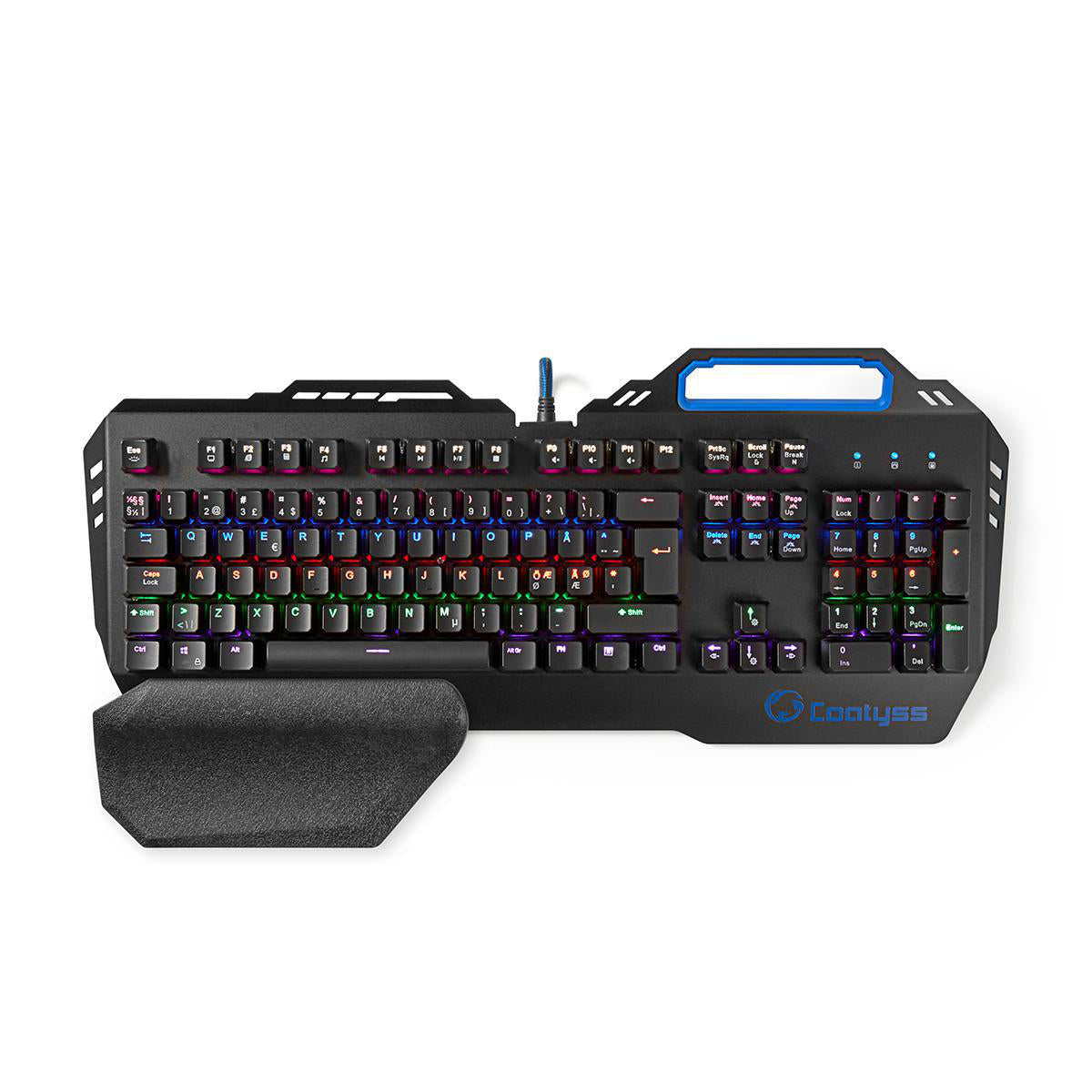 Wired Gaming Keyboard | USB | Mechanische Tasten | RGB | Nordisch | ND-Layout | Stromversorgung über USB | Netzkabellänge: 1.70 m | Gaming