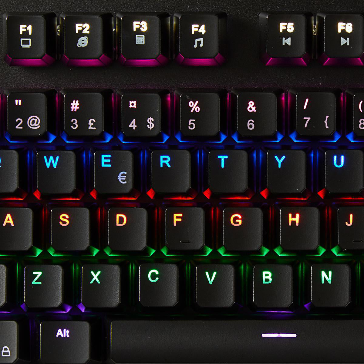 Wired Gaming Keyboard | USB | Mechanische Tasten | RGB | Nordisch | ND-Layout | Stromversorgung über USB | Netzkabellänge: 1.70 m | Gaming