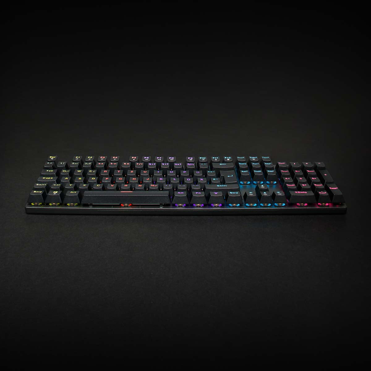 Wired Gaming Keyboard | USB Type-A | Mechanische Tasten | LED | Deutsch | DE-Layout | Stromversorgung über USB | Netzkabellänge: 1.50 m | Gaming