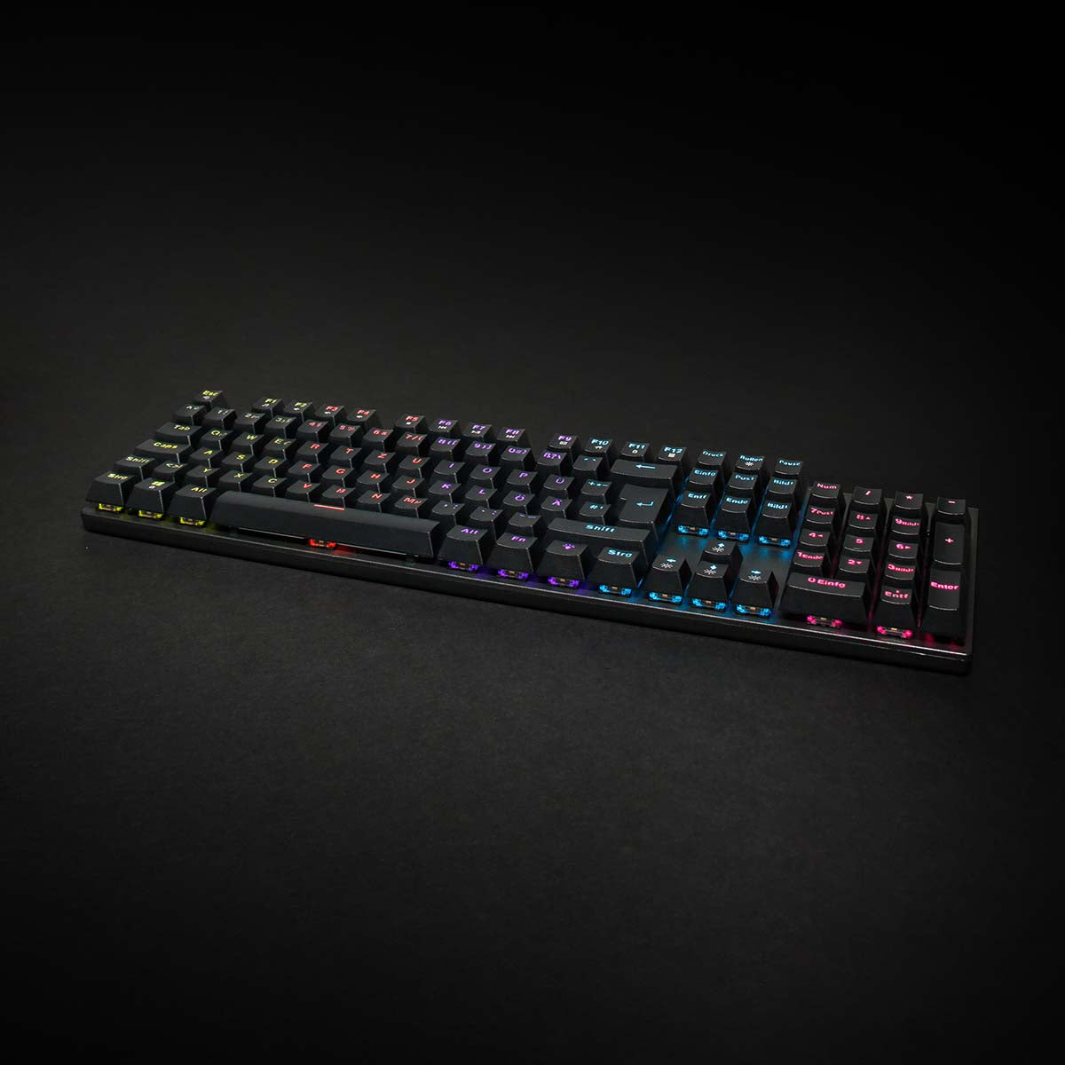 Wired Gaming Keyboard | USB Type-A | Mechanische Tasten | LED | Deutsch | DE-Layout | Stromversorgung über USB | Netzkabellänge: 1.50 m | Gaming