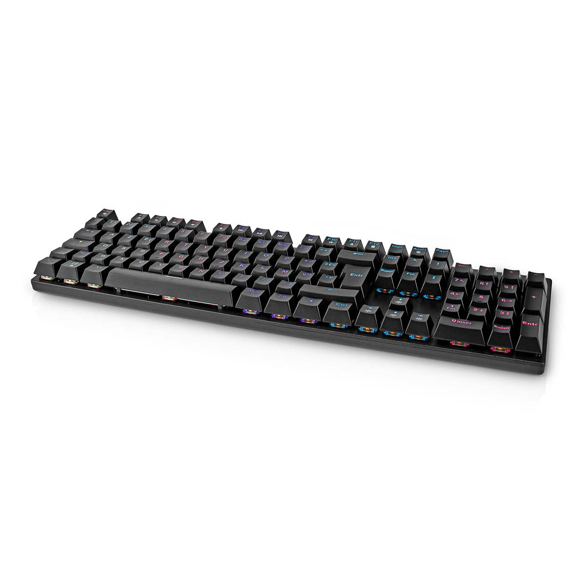 Wired Gaming Keyboard | USB Type-A | Mechanische Tasten | LED | AZERTY | FR-Layout | Stromversorgung über USB | Netzkabellänge: 1.50 m | Gaming