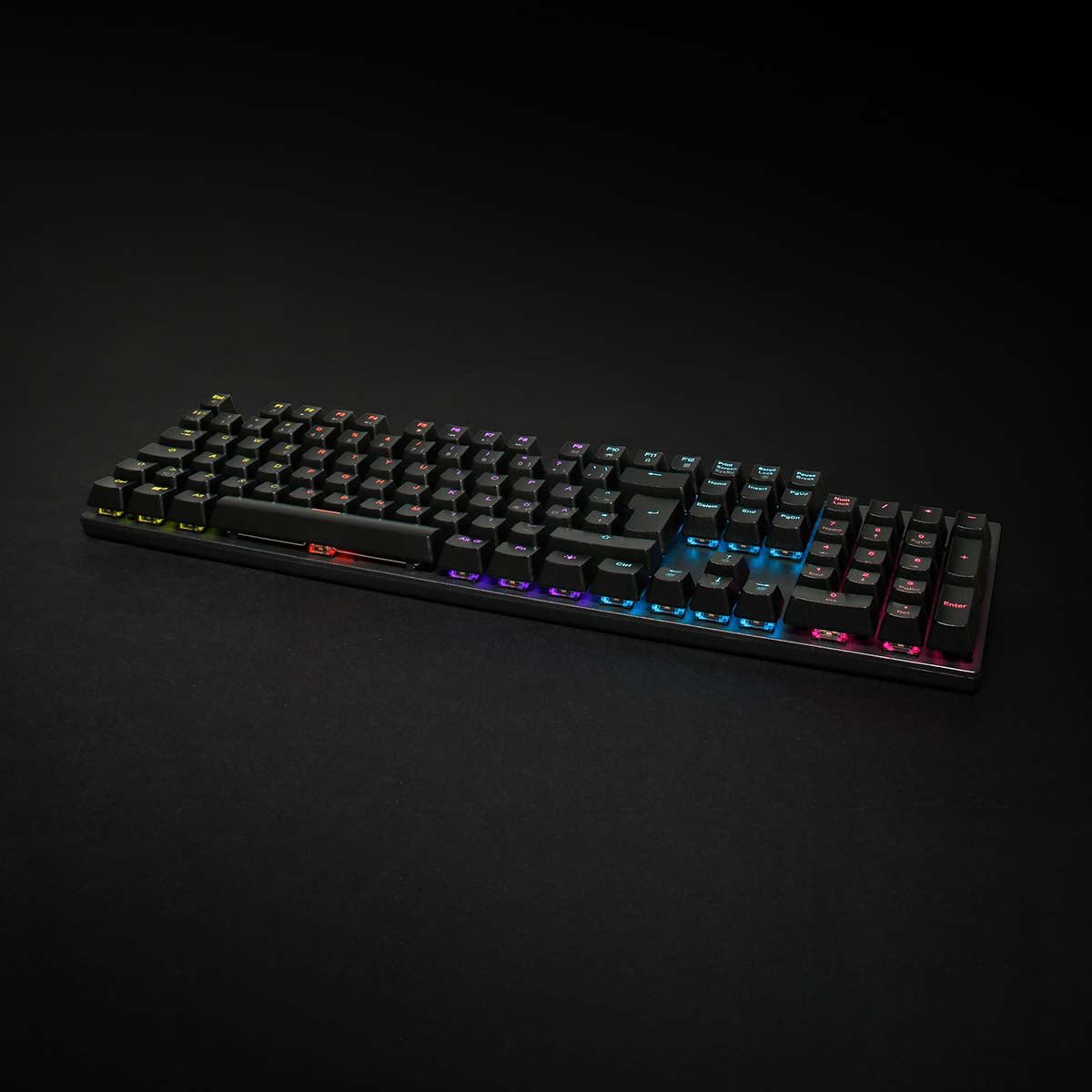 Wired Gaming Keyboard | USB Type-A | Mechanische Tasten | LED | QWERTY | ND-Layout | Stromversorgung über USB | Netzkabellänge: 1.50 m | Gaming