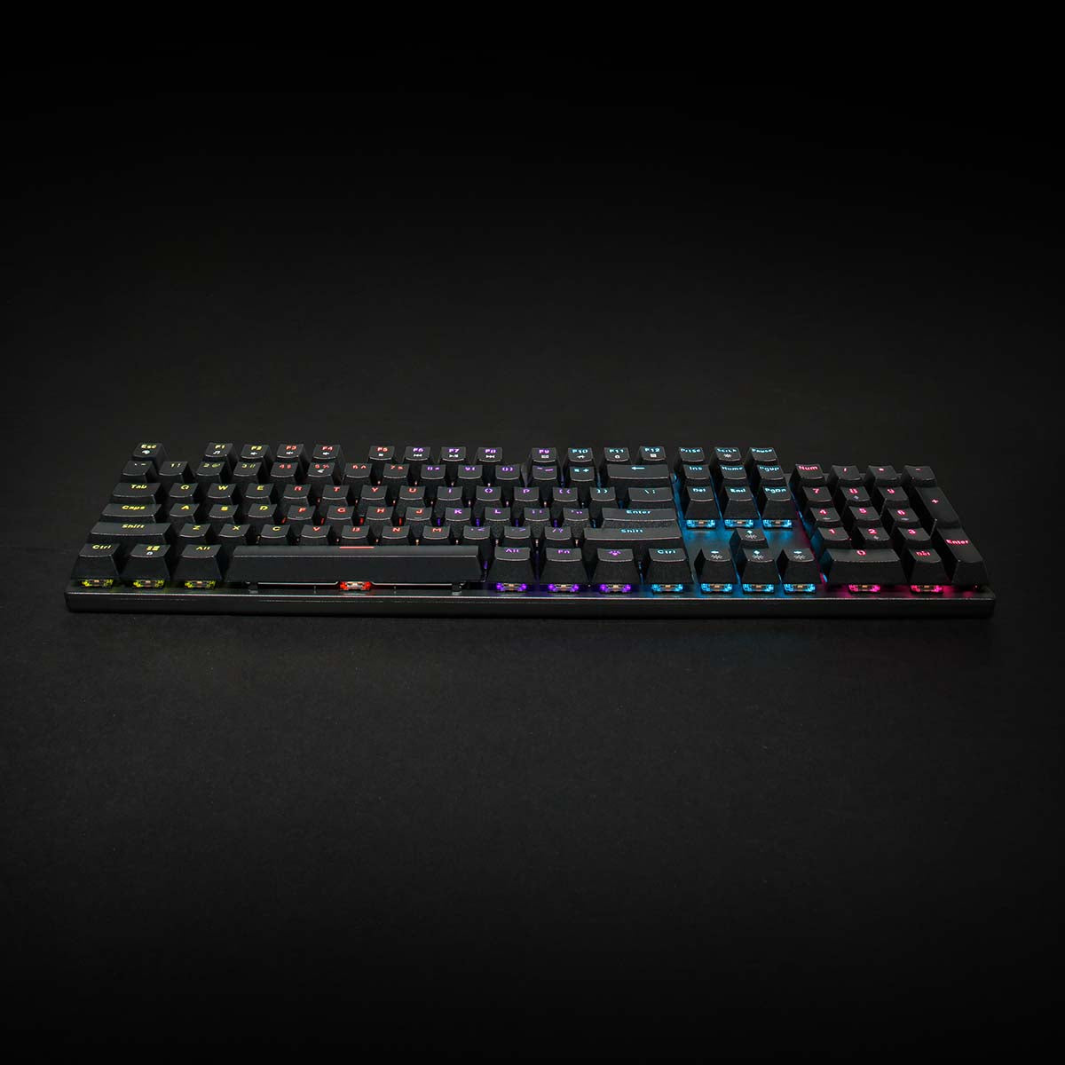 Wired Gaming Keyboard | USB Type-A | Mechanische Tasten | LED | QWERTY | US-Layout | Stromversorgung über USB | Netzkabellänge: 1.50 m | Gaming