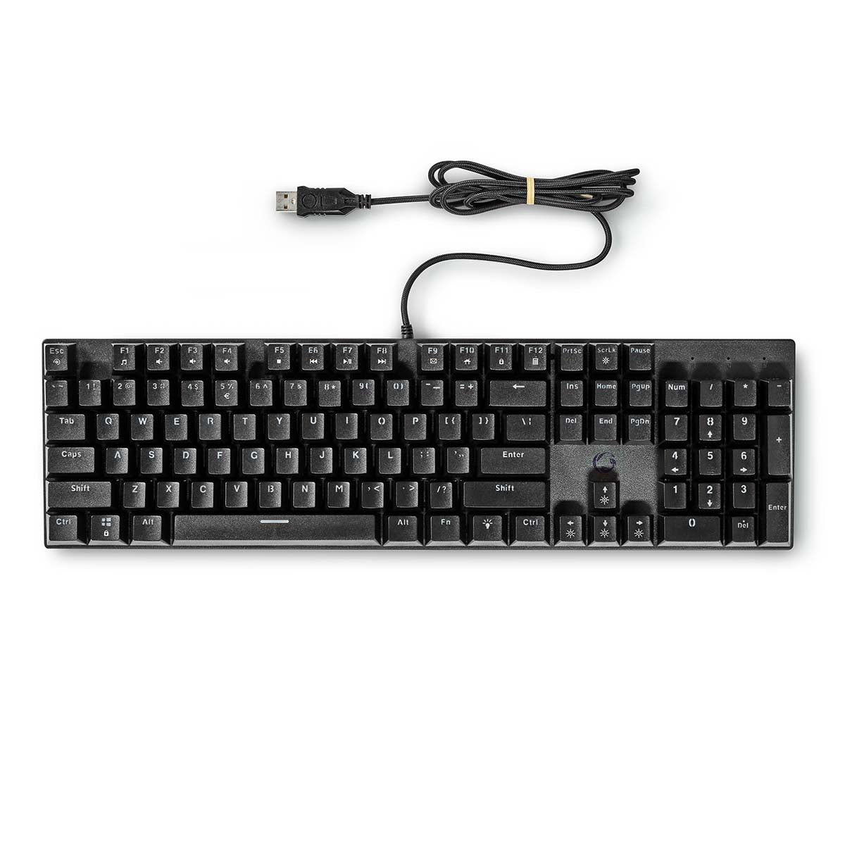 Wired Gaming Keyboard | USB Type-A | Mechanische Tasten | LED | QWERTY | US-Layout | Stromversorgung über USB | Netzkabellänge: 1.50 m | Gaming