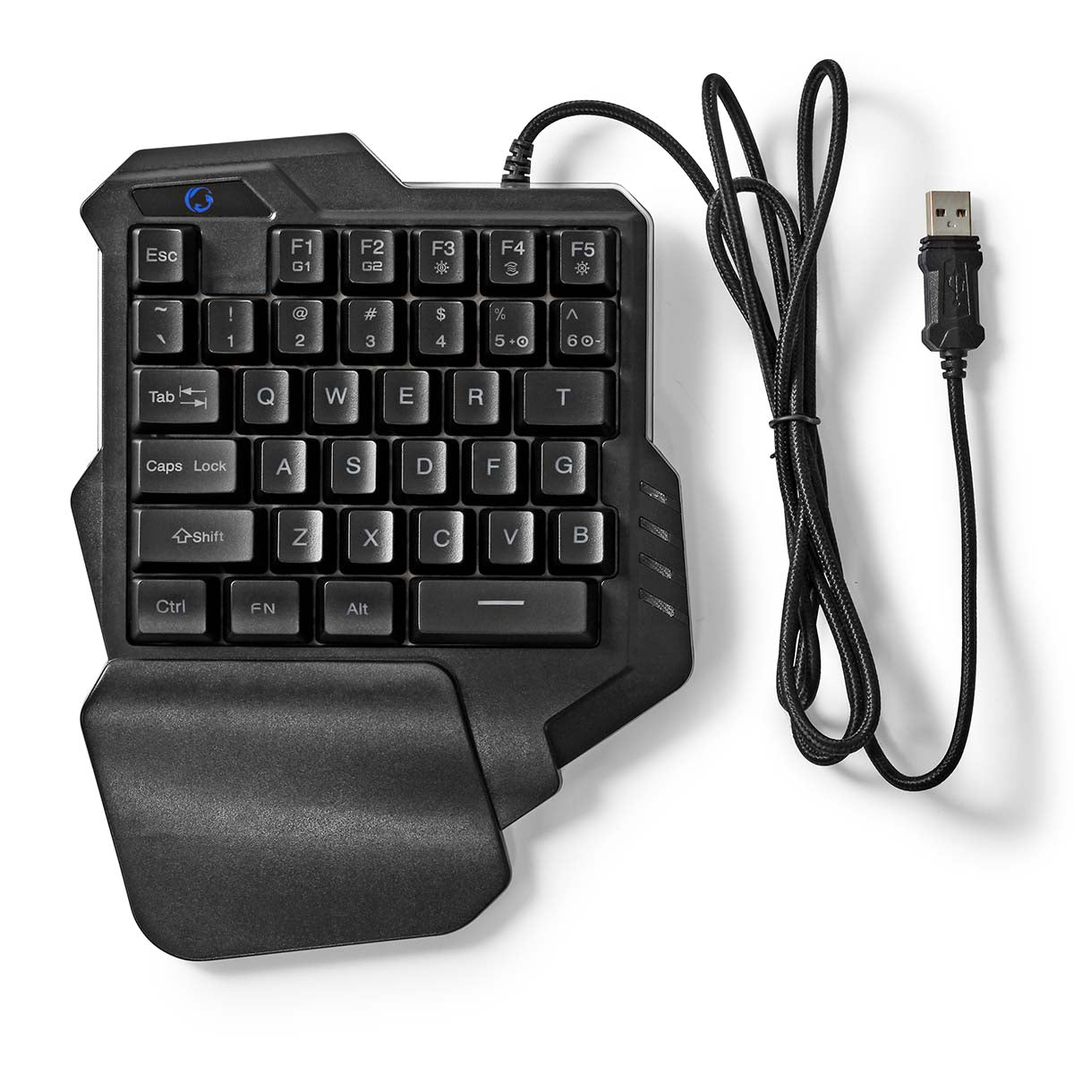 Wired Gaming Keyboard | USB Type-A | Folientasten | RGB | Einhändig | Universal | Stromversorgung über USB | Netzkabellänge: 1.60 m | Gaming