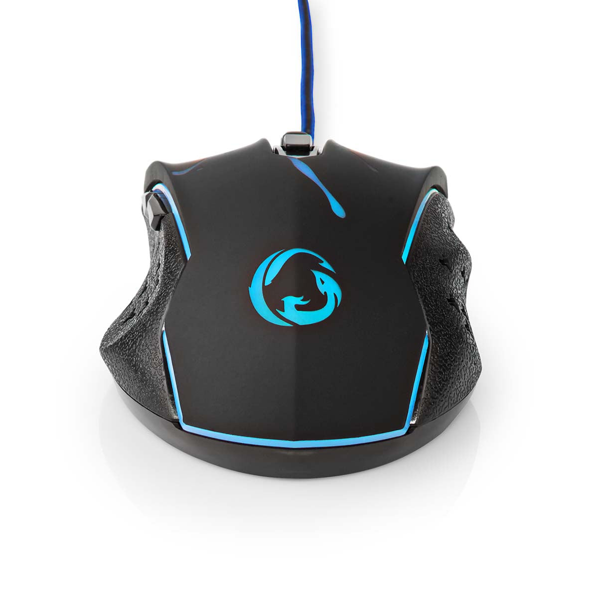 Gaming Mouse | Verdrahtet | 1200 / 1800 / 2400 / 3600 dpi | Einstellbar DPI | Anzahl Knöpfe: 6 | Programmierbare Tasten | Rechtshändig | 1.50 m | LED