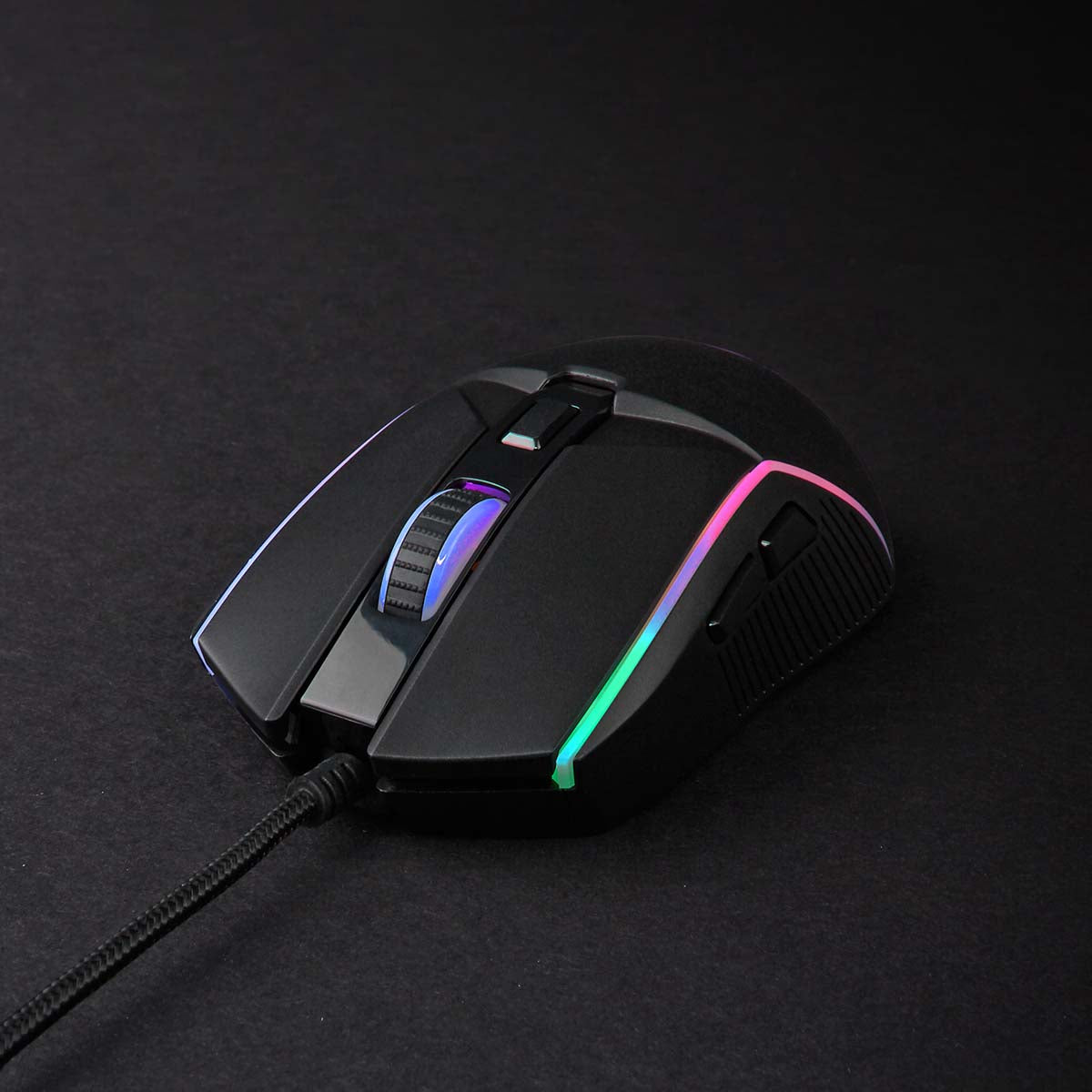 Gaming Mouse | Verdrahtet | 800 / 1200 / 2400 / 3200 / 4800 / 7200 dpi | Einstellbar DPI | Anzahl Knöpfe: 6 | Rechtshändig | 1.50 m | LED