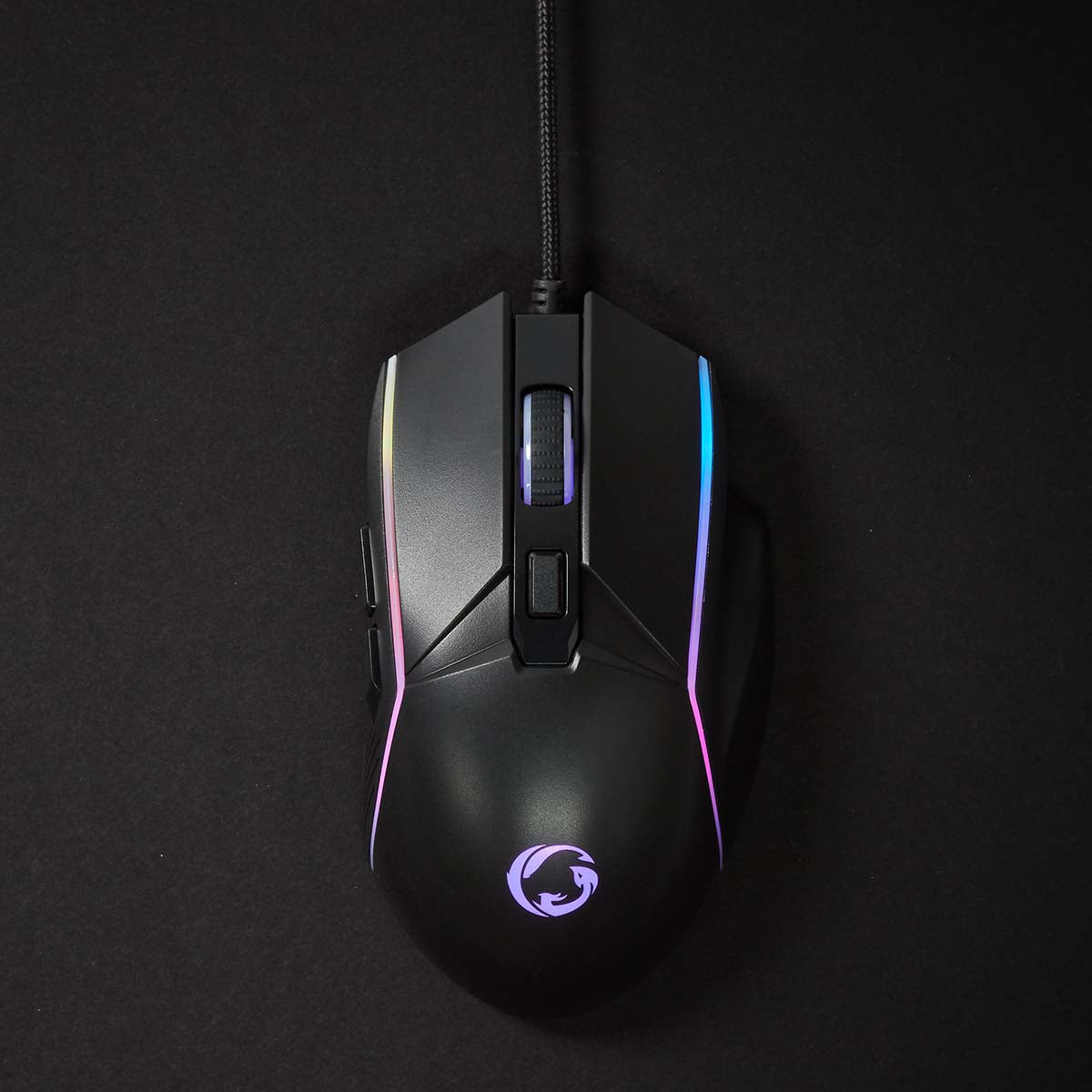 Gaming Mouse | Verdrahtet | 800 / 1200 / 2400 / 3200 / 4800 / 7200 dpi | Einstellbar DPI | Anzahl Knöpfe: 6 | Rechtshändig | 1.50 m | LED