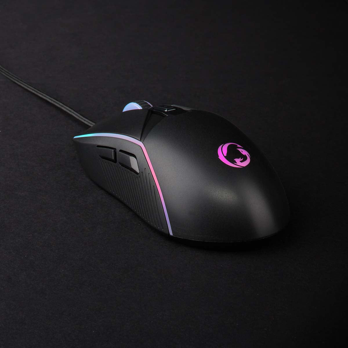 Gaming Mouse | Verdrahtet | 800 / 1200 / 2400 / 3200 / 4800 / 7200 dpi | Einstellbar DPI | Anzahl Knöpfe: 6 | Rechtshändig | 1.50 m | LED