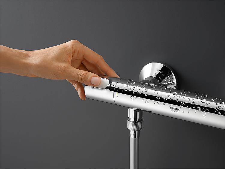 GROHE Grohtherm 500  Duschthermostat spart bis zu 50 % Wasser- Energie