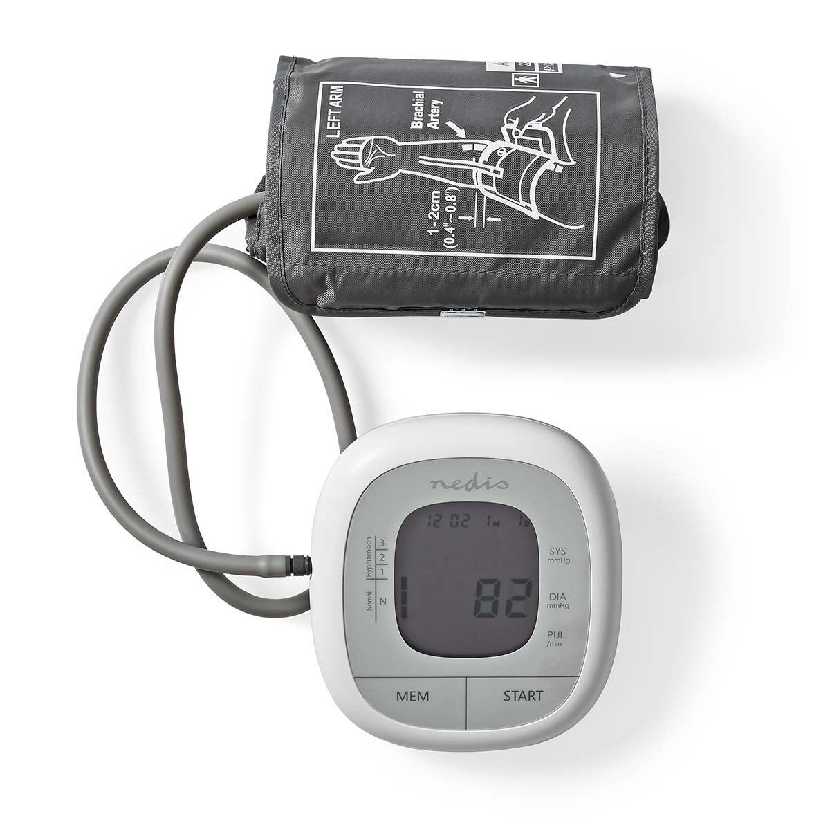 Blood Pressure Monitor Upper Arm | White