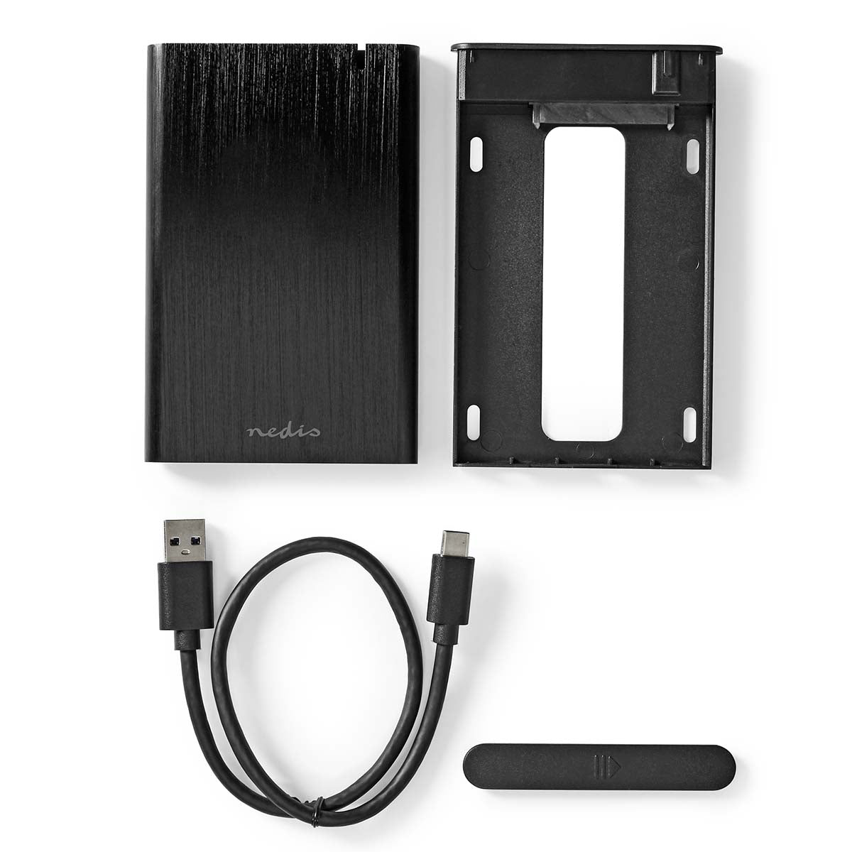 Festplattengehäuse | 2.5 " | USB 3.1 Gen1 | USB Type-A / USB Type-C™ | Notebook / PC | Aluminium