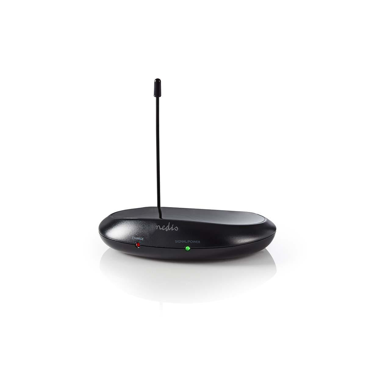 Wireless-TV-Kopfhörer | RF | Auf Ohr | max. Batteriespielzeit: 11 Std | 100 m | Digital Audio | Ladestation | Schwarz