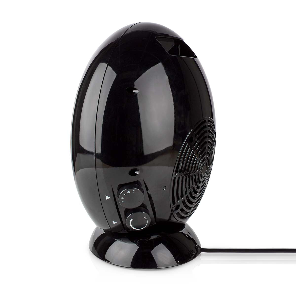 Keramik-PTC-Heizlüfter | 1000 / 1500 W | 2 Wärme Modes | Verstellbares Thermostat | automatisch drehbar | Überhitzungsschutz | Stolperschutz