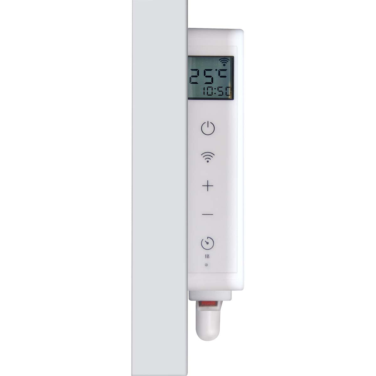 SmartLife Infrarot-Heizplatte | 350 W | 1 Hitzeeinstellung | Verstellbares Thermostat | Fernbedienung | IP44 | Weiss