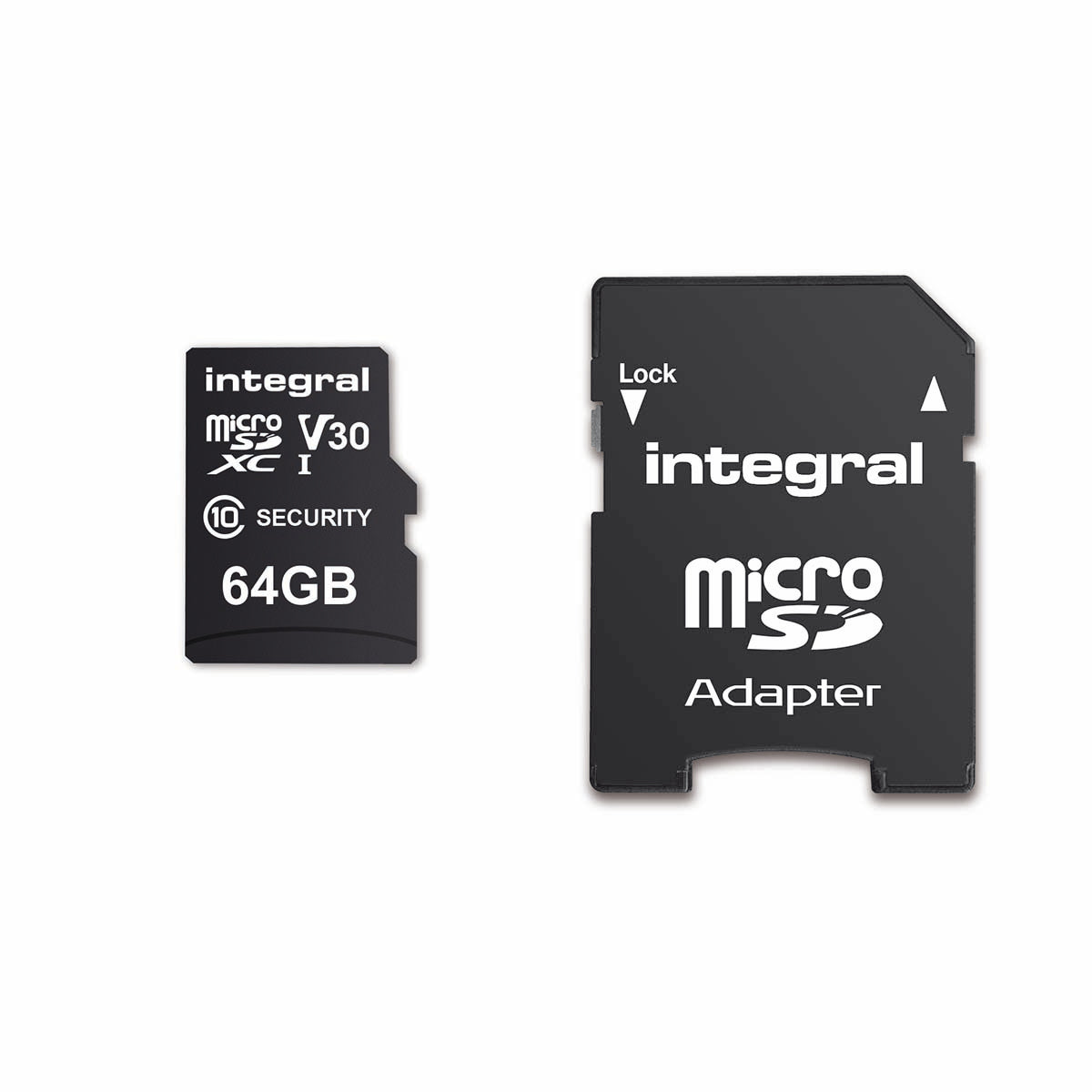 64 GB Überwachungskamera microSD-Karte für Dashcams, Home Cams, CCTV, Body Cams & Drohnen