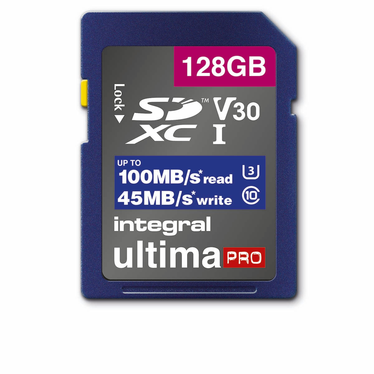 Hochgeschwindigkeits-SDHC/XC V30 UHS-I U3 128 GB SD-Speicherkarte