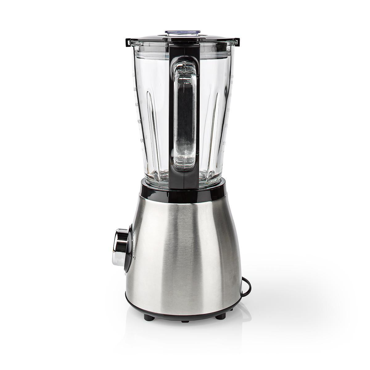 Standmixer | 800 W | 1.5 l | Glas | 2 Geschindigkeitsstufen | Schwarz / Silber