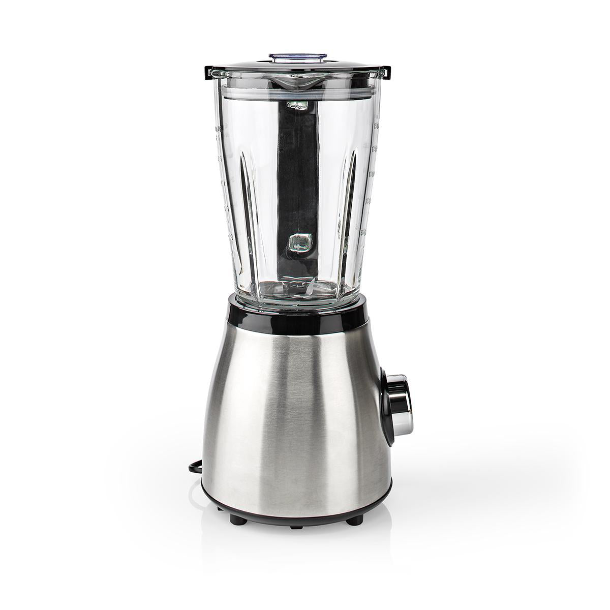 Standmixer | 800 W | 1.5 l | Glas | 2 Geschindigkeitsstufen | Schwarz / Silber