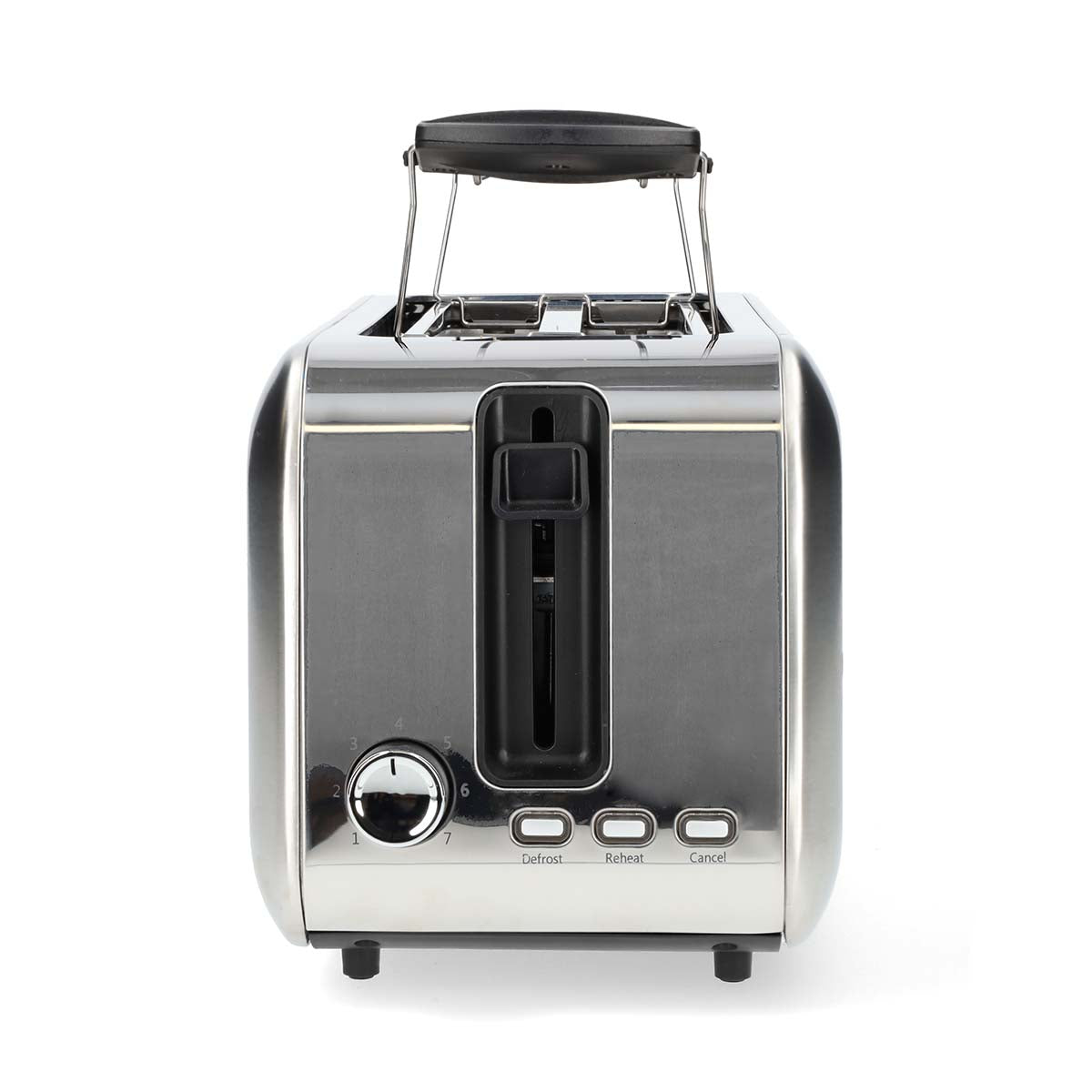 Toaster | 2 Steckplätze | Bräunungsstufen: 7 | Auftaufunktion | Aluminium / Silber