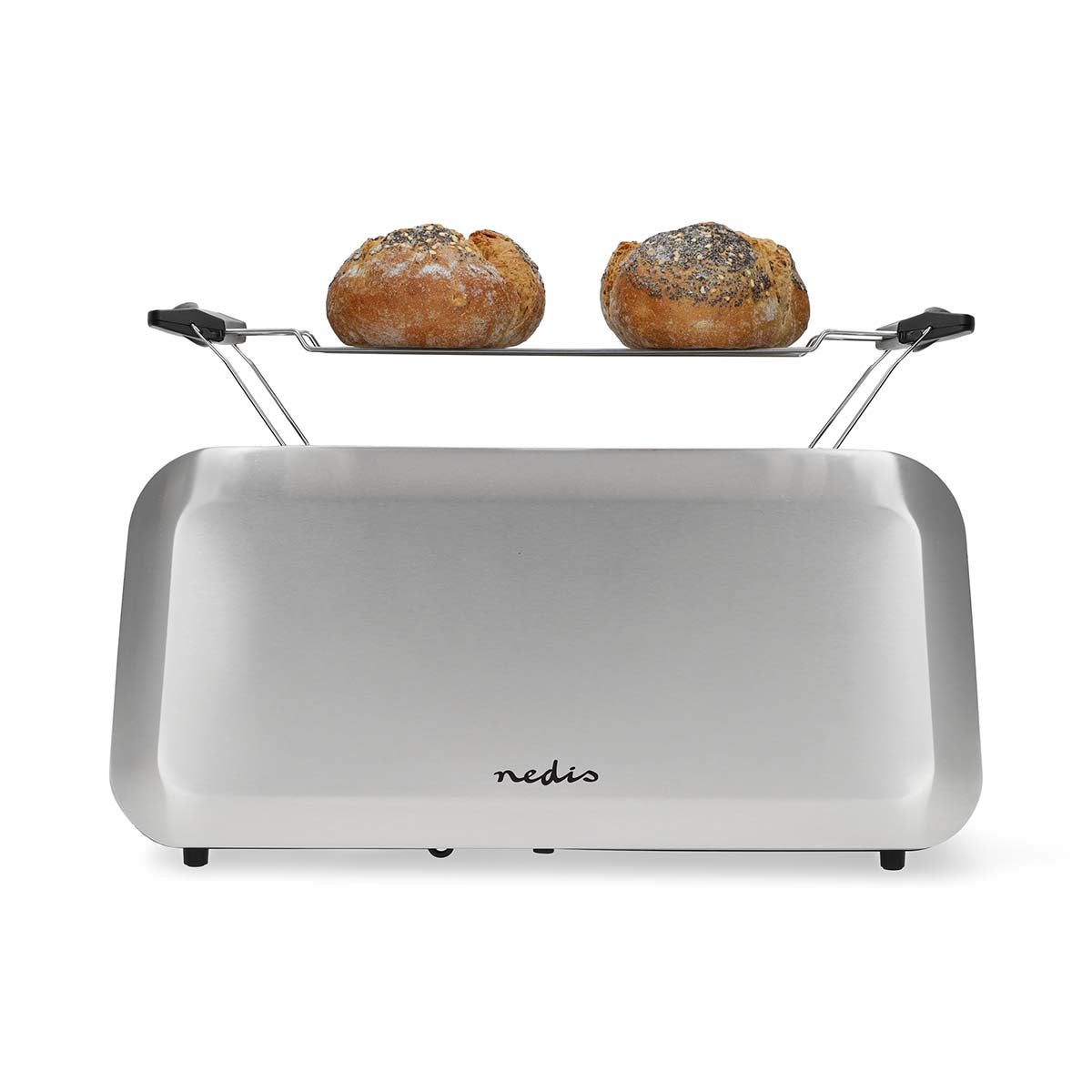 Toaster | 2 Steckplätze | Bräunungsstufen: 7 | Auftaufunktion | Aluminium / Silber