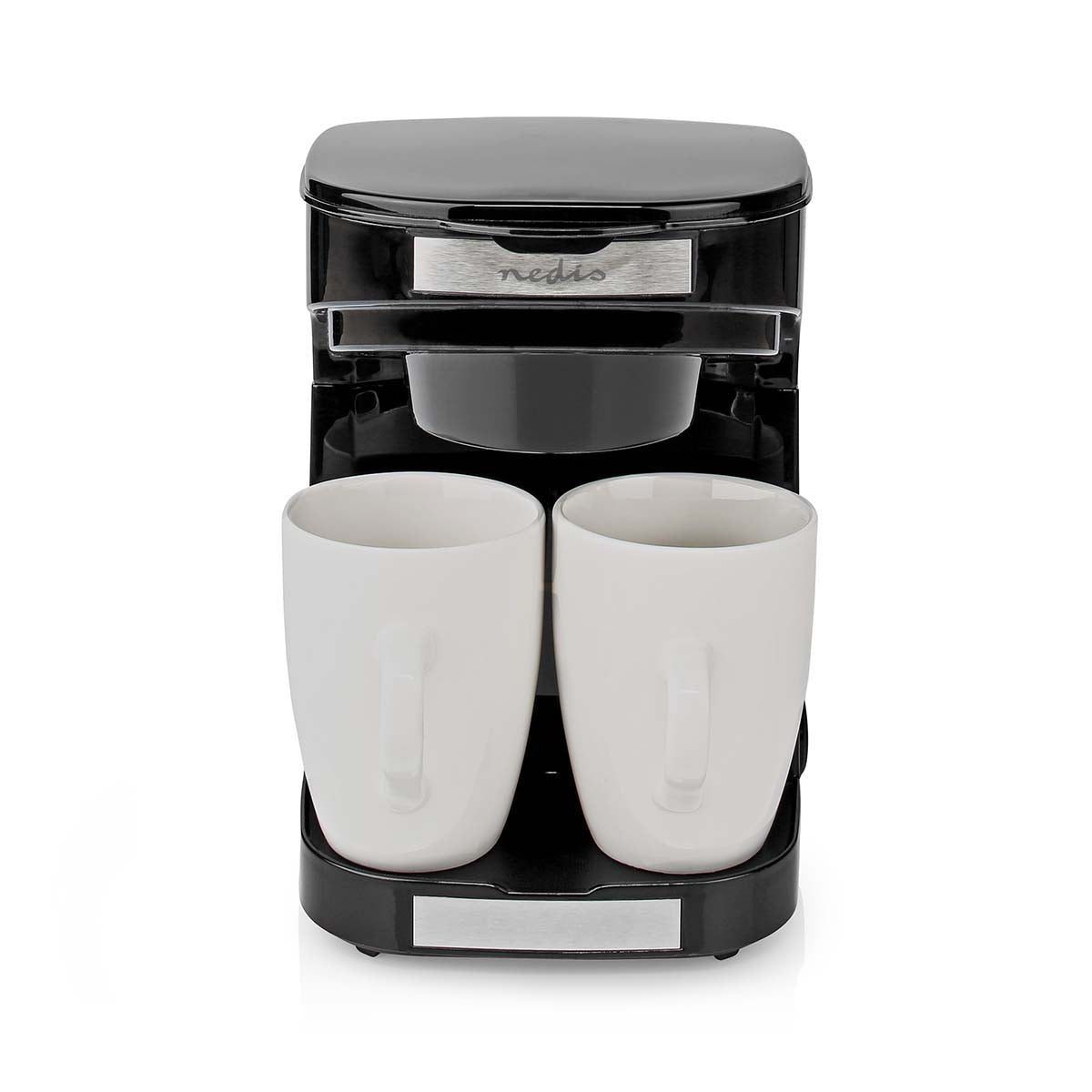 2 - Tassen Kaffeemaschine | Filter Kaffee | 0.25 l | 2 Tassen | Schwarz