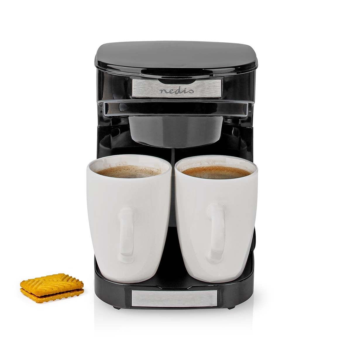 2 - Tassen Kaffeemaschine | Filter Kaffee | 0.25 l | 2 Tassen | Schwarz