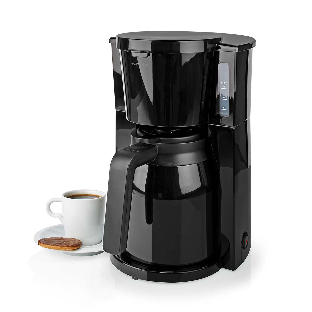 Kaffeemaschine | Filter Kaffee | 1.0 l | 8 Tassen | Schwarz