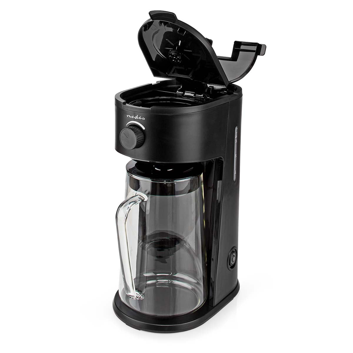 Eiskaffee & Eistee Zubereiter | Filter Kaffee | 2.5 l | 6 Tassen | Schwarz