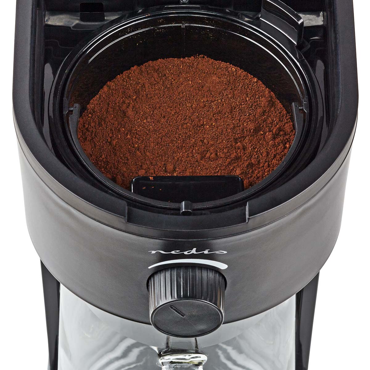 Eiskaffee & Eistee Zubereiter | Filter Kaffee | 2.5 l | 6 Tassen | Schwarz