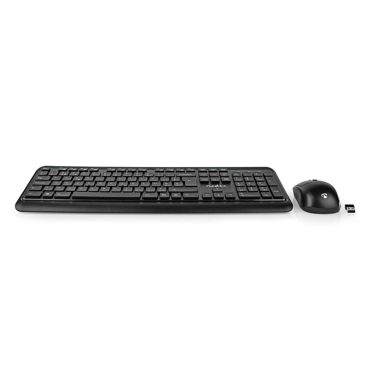 Maus und Tastatur-Set | Wireless | Maus- und Tastaturverbindung: USB | 800 / 1200 / 1600 dpi | Einstellbar DPI | AZERTY | BE-Layout