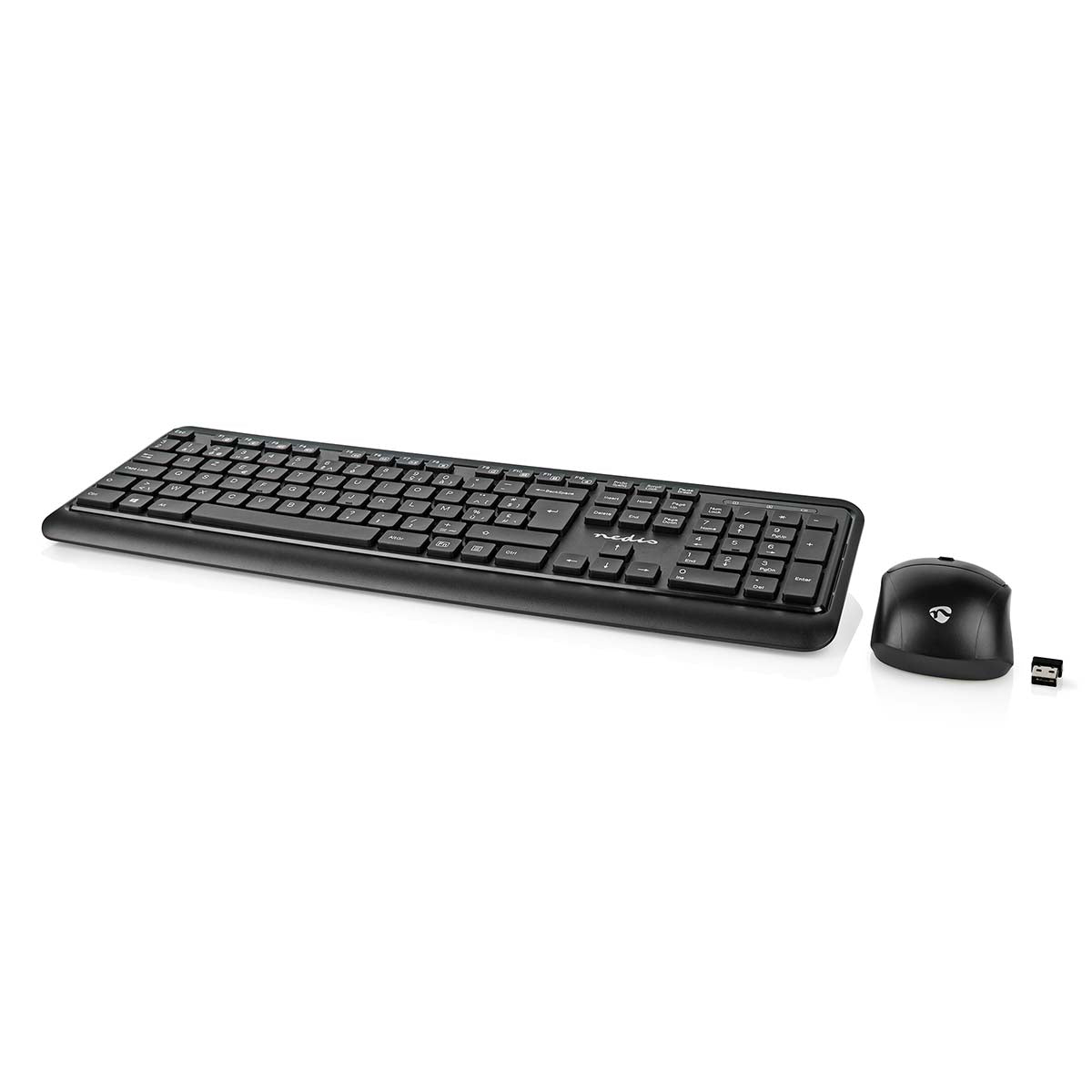 Maus und Tastatur-Set | Wireless | Maus- und Tastaturverbindung: USB | 800 / 1200 / 1600 dpi | Einstellbar DPI | AZERTY | BE-Layout