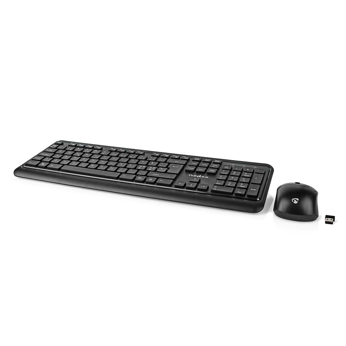 Maus und Tastatur-Set | Wireless | Maus- und Tastaturverbindung: USB | 800 / 1200 / 1600 dpi | Einstellbar DPI | QWERTY | ND-Layout