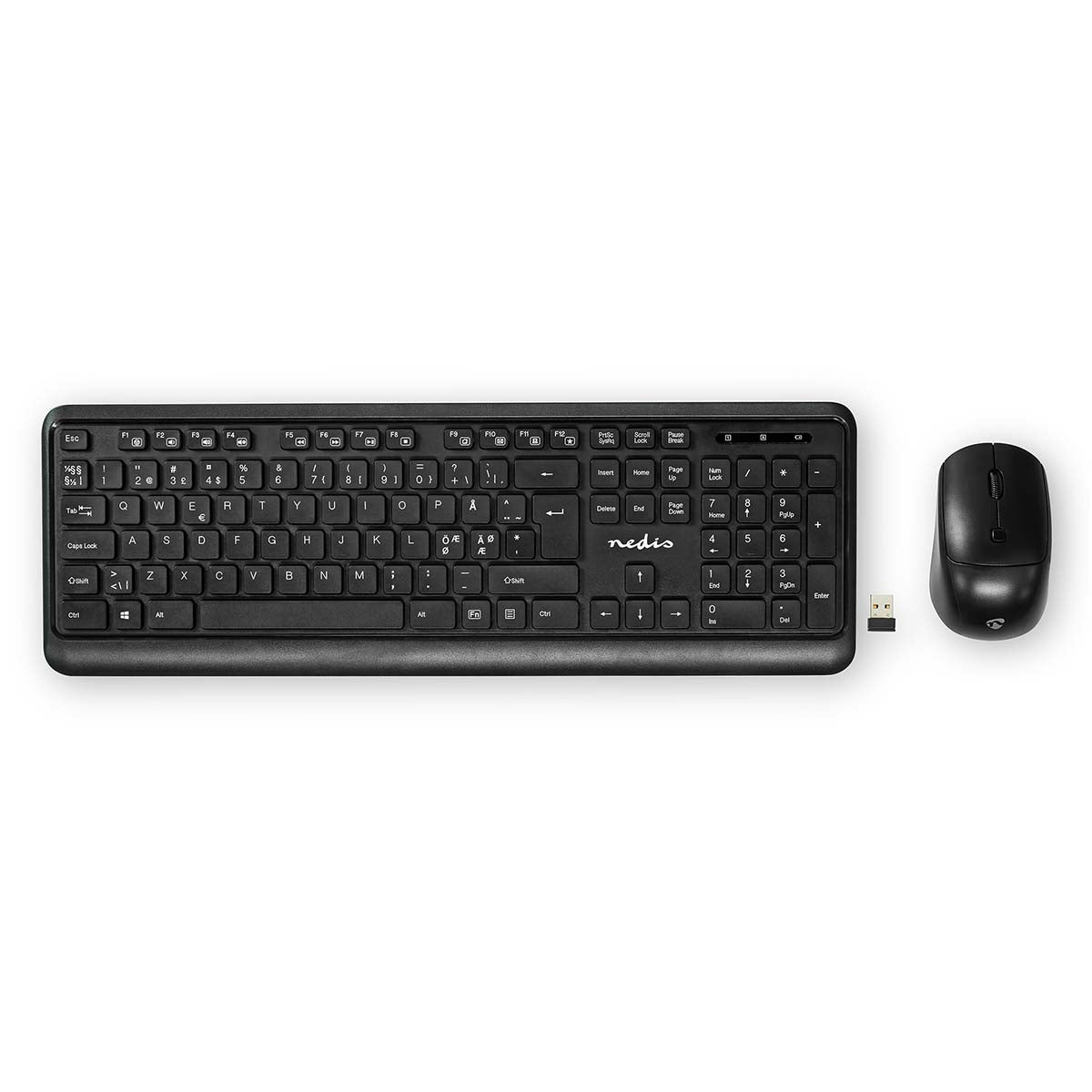 Maus und Tastatur-Set | Wireless | Maus- und Tastaturverbindung: USB | 800 / 1200 / 1600 dpi | Einstellbar DPI | QWERTY | ND-Layout