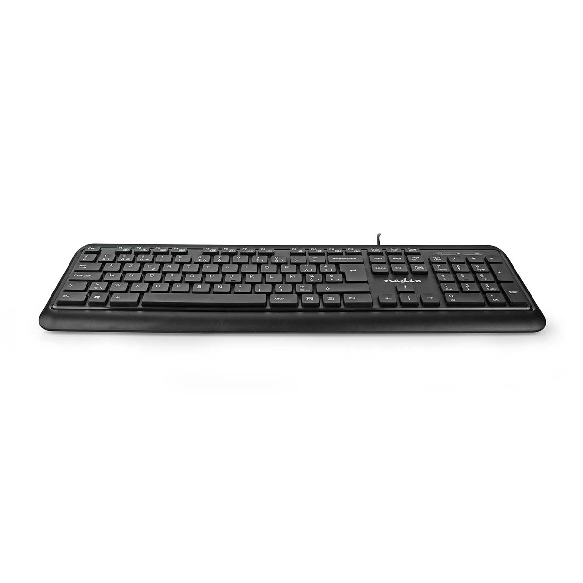 Kabelgebundenes Keyboard | USB-A | Multimedia | AZERTY | BE-Layout | Numerische Tastatur